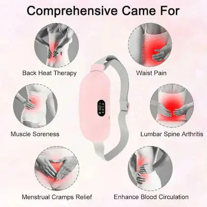 Period Cramp Relief Electric Heating Belt Massager