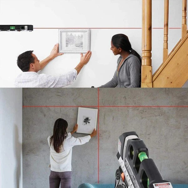 4 in 1 Fixit Laser Level Pro Multi-Purpose Measuring Tool With 8 Feet Tape