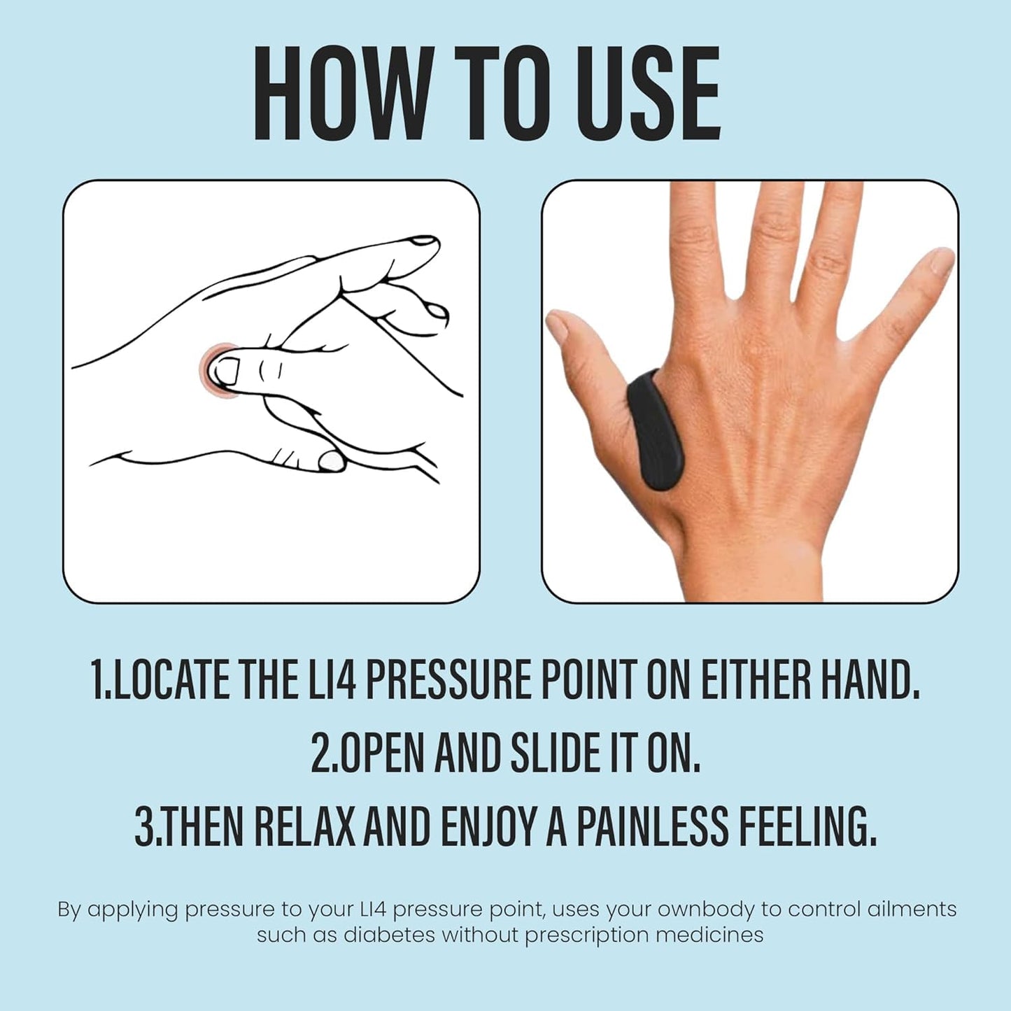 Sugar Control Acupressure Clip for Diabeties