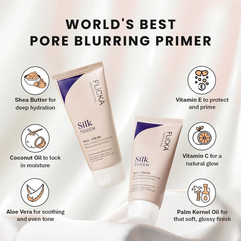 Flicka Silk Touch 3 in 1 Moisturizer and Primer