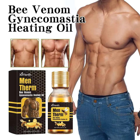 Men Therm Bee Venom Gynecomastia Heating Oil