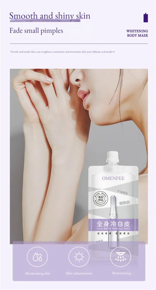 OMENFEE Whitening Body Film Cream – Instant Skin Brightening Solution